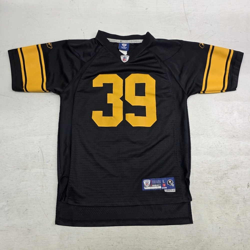Fast Willie Parker #39 Pittsburgh Steelers Reebok NFL Stitched Jersey Youth L
